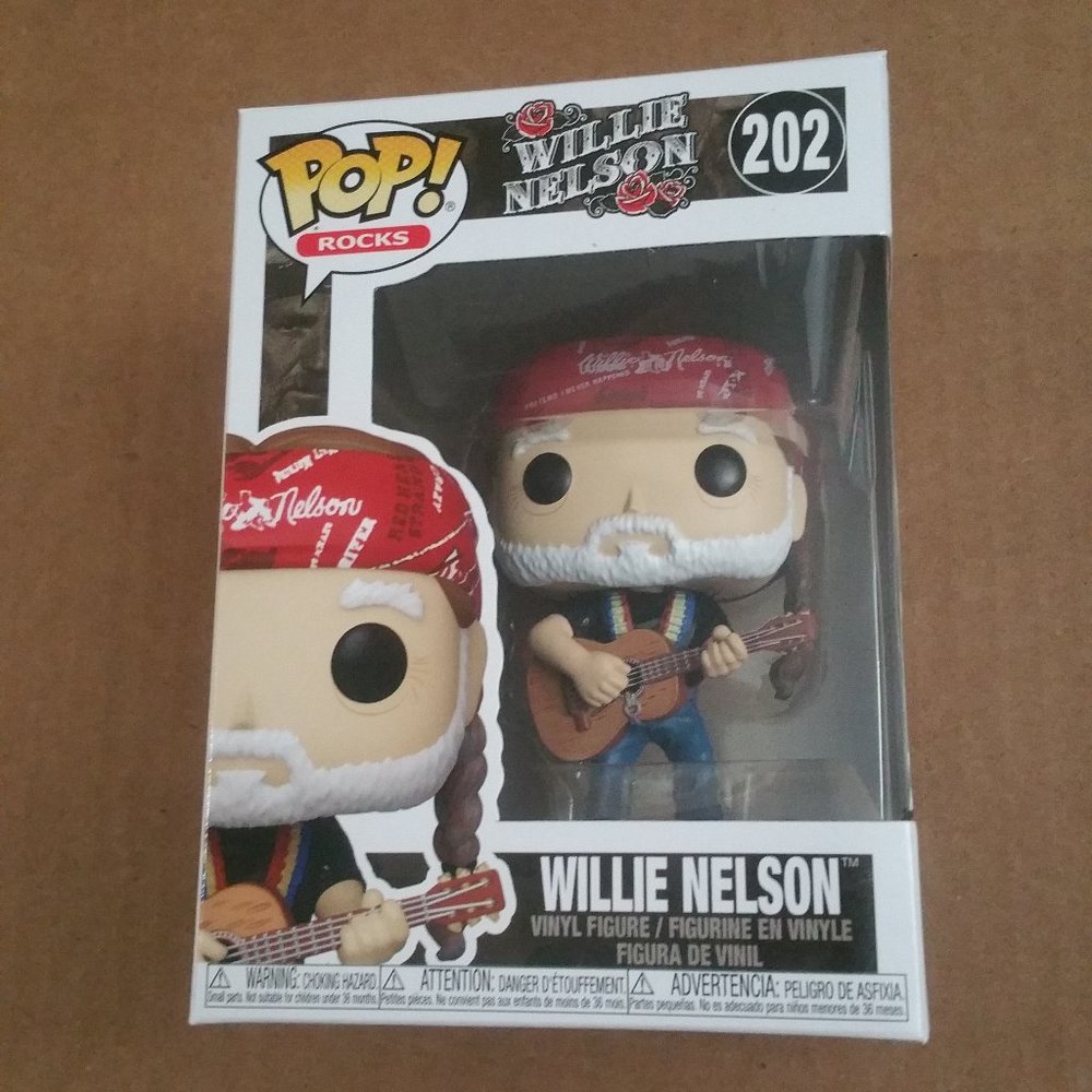 Funko Pop! Rocks Willie Nelson Vinyl Figure #202
